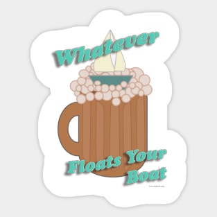 Funny Root Beer Float Slogan Sticker